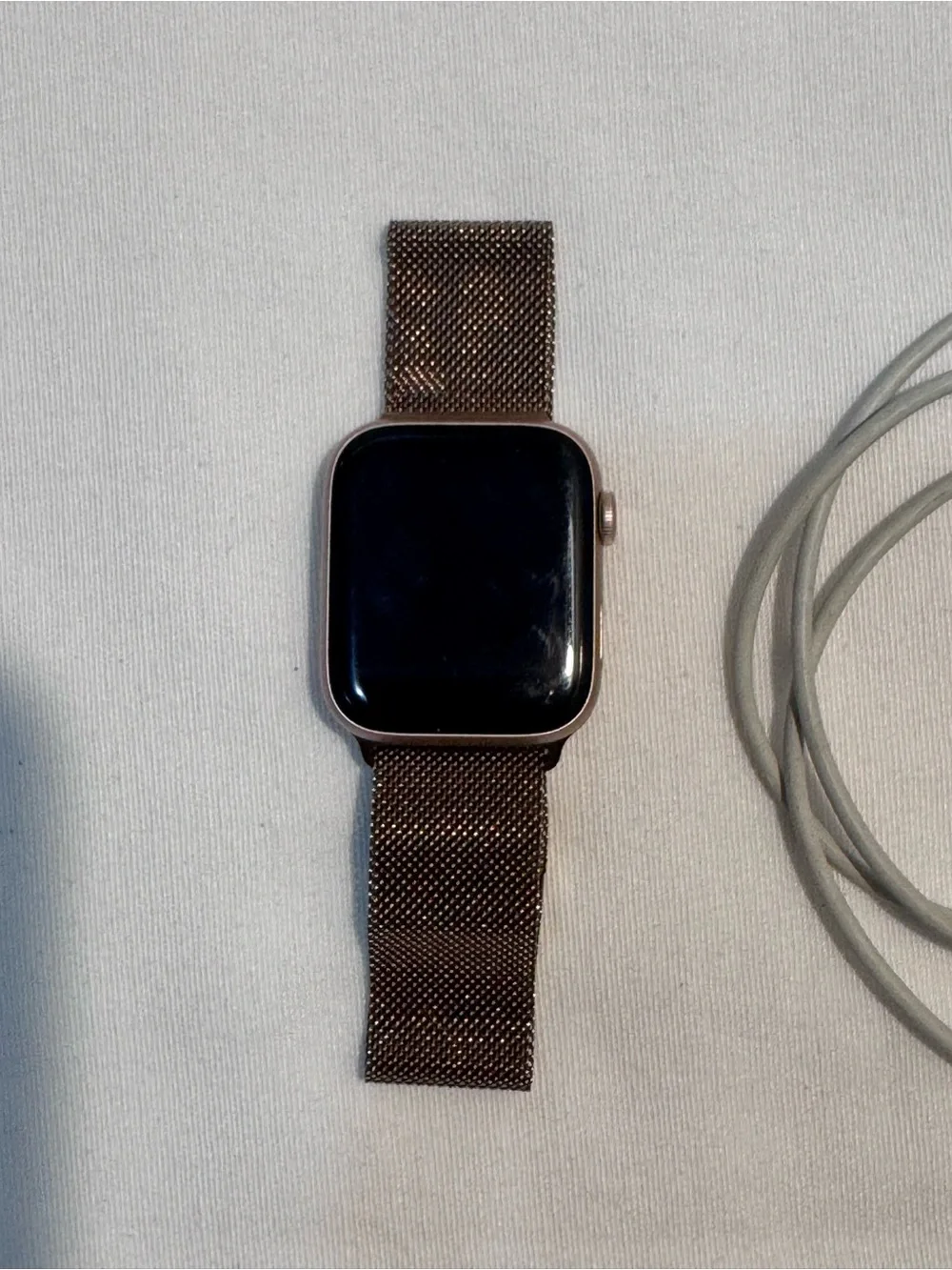 Apple Watch Series 5 Gold Aluminum Case and band (44mm)